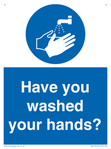 Have you washed your hands?